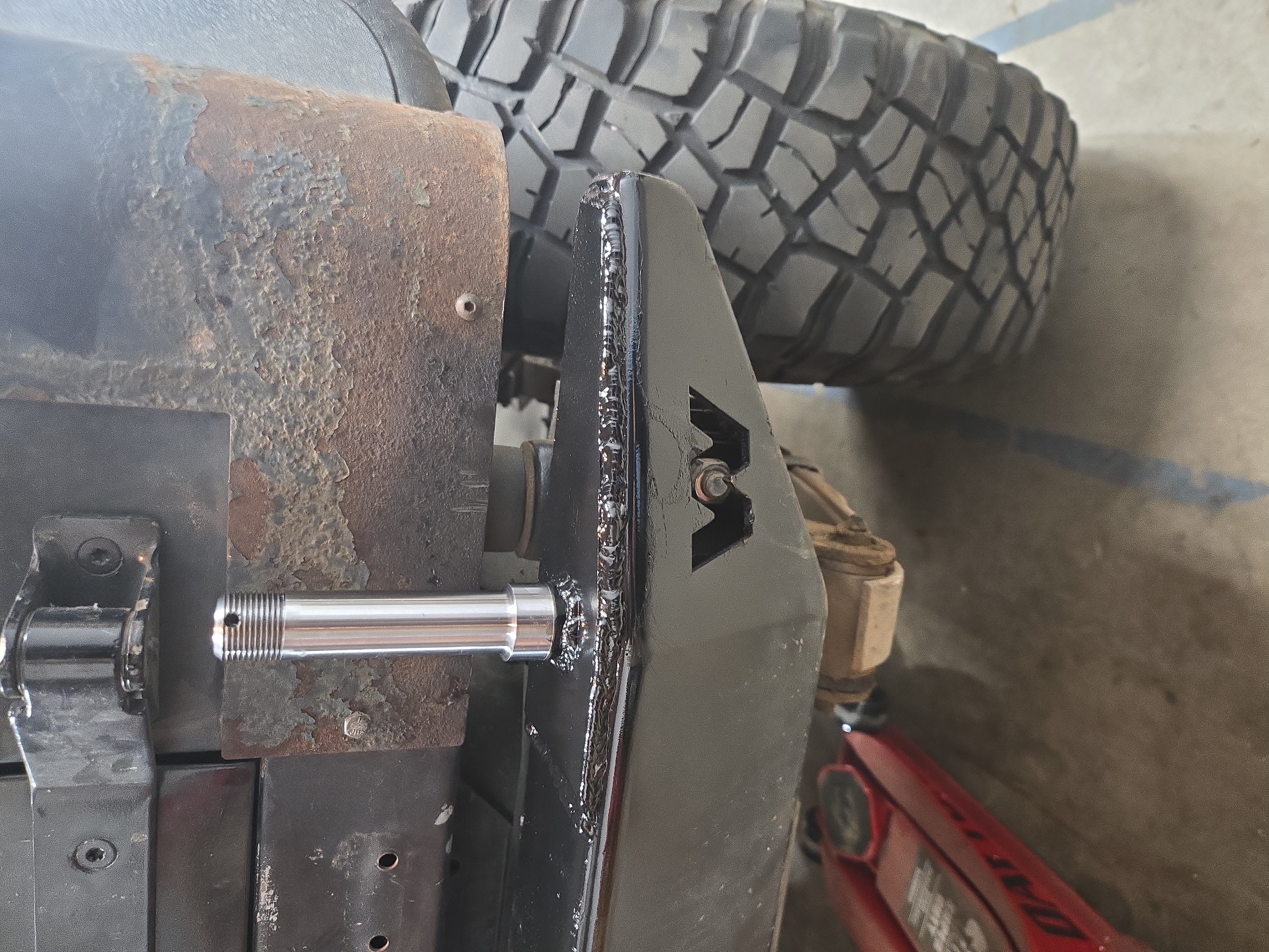 Tire Carrier Fabrication